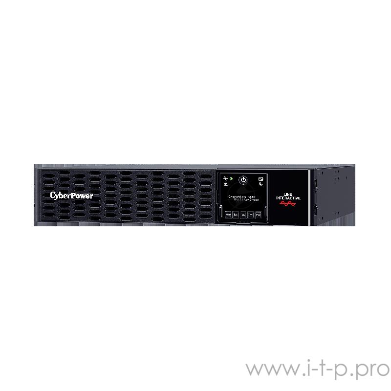 Источник бесперебойного питания UPS CyberPower PR3000ERTXL2UA Line-Interactive 3000VA/3000W USB/RS-232/EPO/Dry/SNMPslot (IEC C13 x 6, IEC C19 x 2) (12V / 6AH х 8)