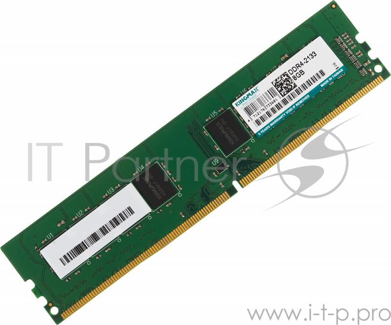 Модуль памяти DDR4 8Gb 2133MHz Kingmax RTL PC4-17000 CL15 DIMM 288-pin 1.2В