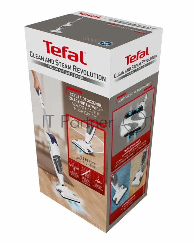 Паровой пылесос TEFAL VP7751WH