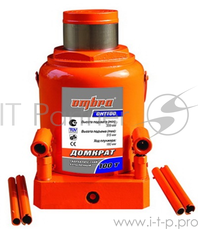 Домкрат OMBRA OHT100 гидравлический профессиональный 100т 335-515мм