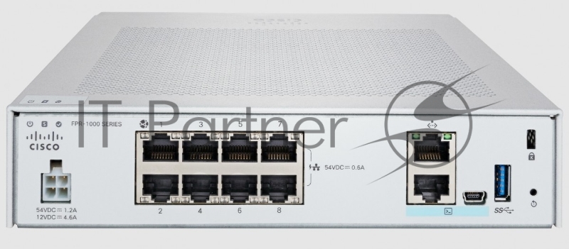 Сетевой экран Cisco Firepower 1010 NGFW Appliance, Desktop FPR1010-NGFW-K9