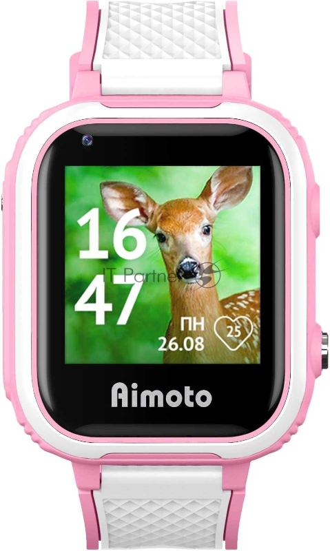 Умные часы AIMOTO PRO INDIGO 4G PINK 9500103 KNOPKA