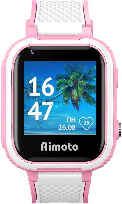 Умные часы AIMOTO PRO INDIGO 4G PINK 9500103 KNOPKA