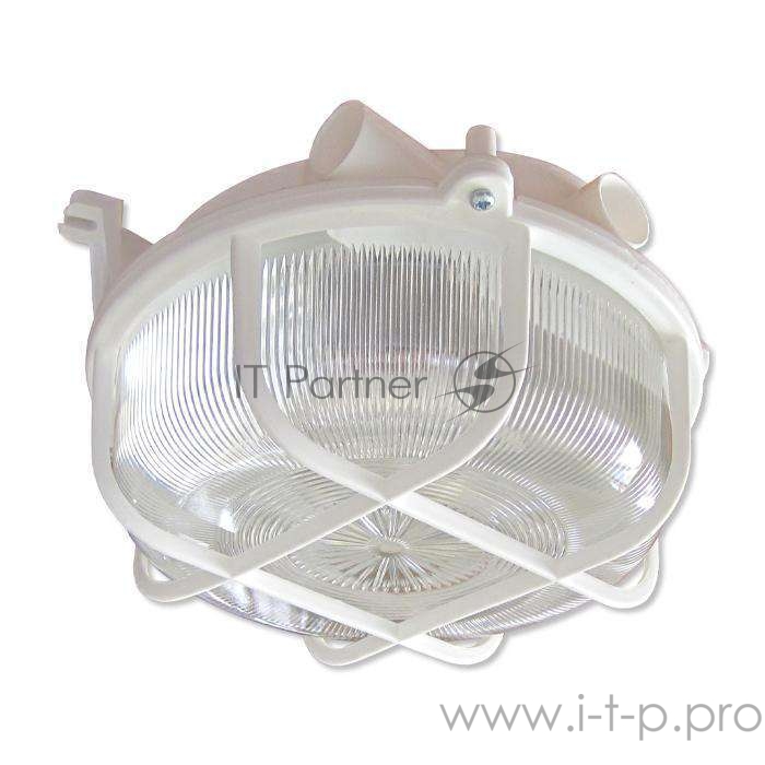 Светильник НПП 03-100-007 Креа круг 1х100Вт E27 IP44 корпус с решеткой бел. Элетех 1005500877