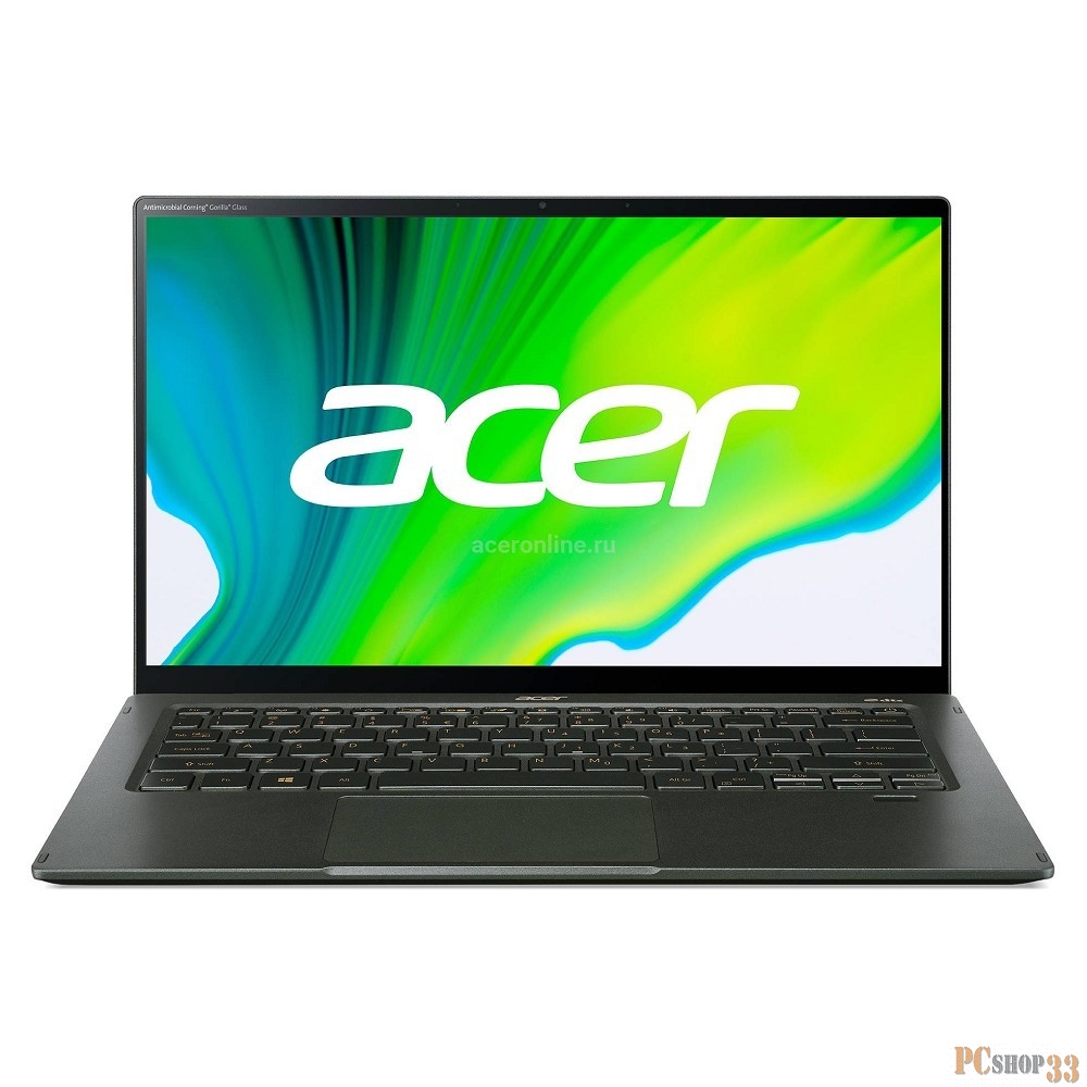 Ноутбук Acer Swift SF514-55TA-769D 14 FHD, Intel Core i7-1165G7, 16Gb, 1024Gb SSD, noODD, 1 кг, Win10, green (NX.A6SER.