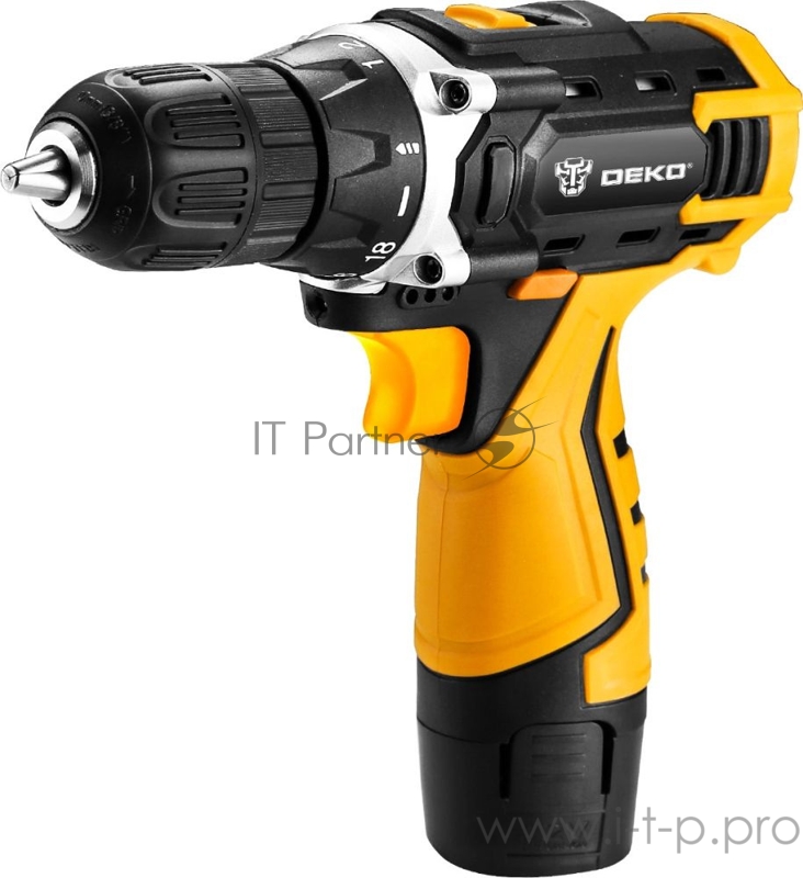 Дрель-шуруповерт Deko GCD12DU3 аккум. патрон:быстрозажимной (кейс в комплекте)