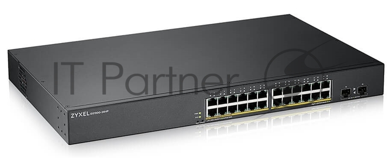 Коммутатор Zyxel GS190024HPV2-EU0101F 24G 2SFP 24PoE+ 170W управляемый