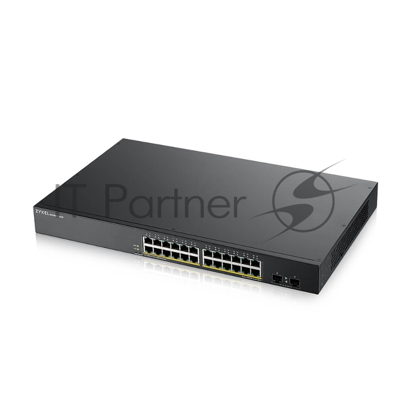 Коммутатор Zyxel GS190024HPV2-EU0101F 24G 2SFP 24PoE+ 170W управляемый