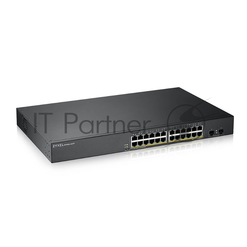 Коммутатор Zyxel GS190024HPV2-EU0101F 24G 2SFP 24PoE+ 170W управляемый