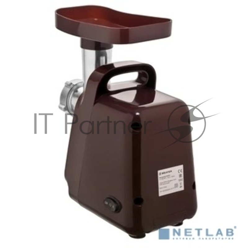 Мясорубка 1601BK BRAYER, 1300 Вт,реверс, насадки кеббе, колбасы, 2 диска, отсек для хранения, толкат