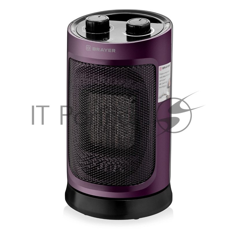 Тепловентилятор 4850BR BRAYER 1500 Вт, площ 15 кв.м., 3 уров.мощ, руч.упр.вращ корп 60 °