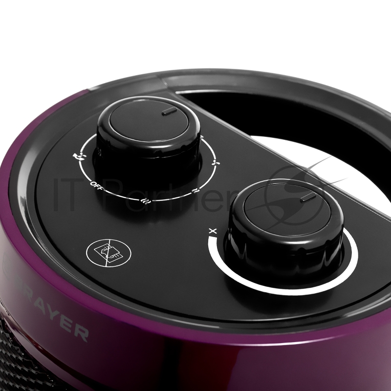 Тепловентилятор 4850BR BRAYER 1500 Вт, площ 15 кв.м., 3 уров.мощ, руч.упр.вращ корп 60 °