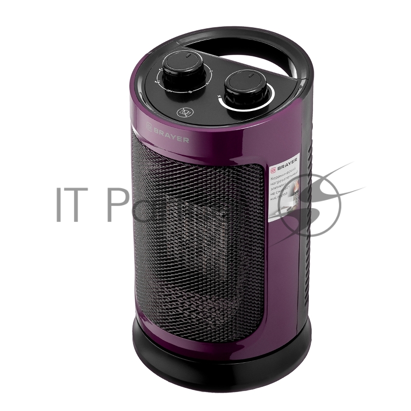 Тепловентилятор 4850BR BRAYER 1500 Вт, площ 15 кв.м., 3 уров.мощ, руч.упр.вращ корп 60 °