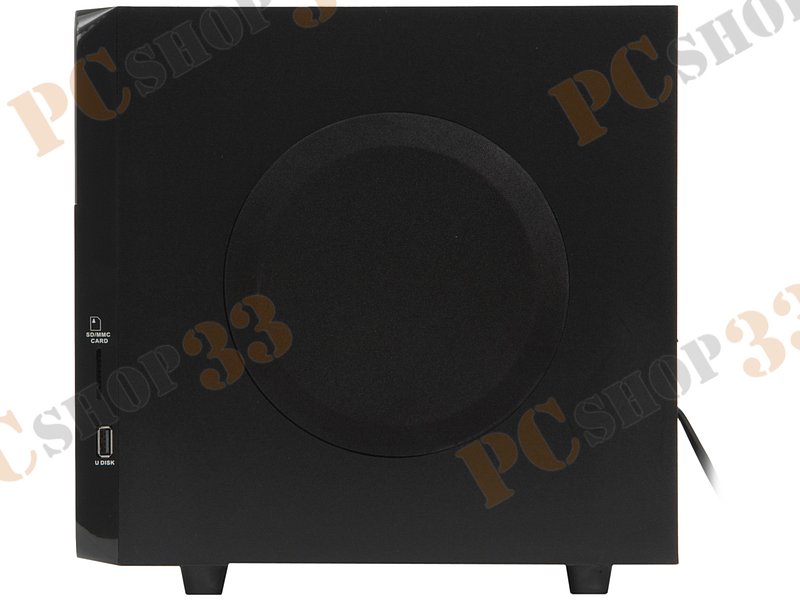 Акустическая система 5.1 Sven HT-200, сабвуфер 20Вт, сателлиты 5x12Вт, с MP3 плеером, с FM радио, черный