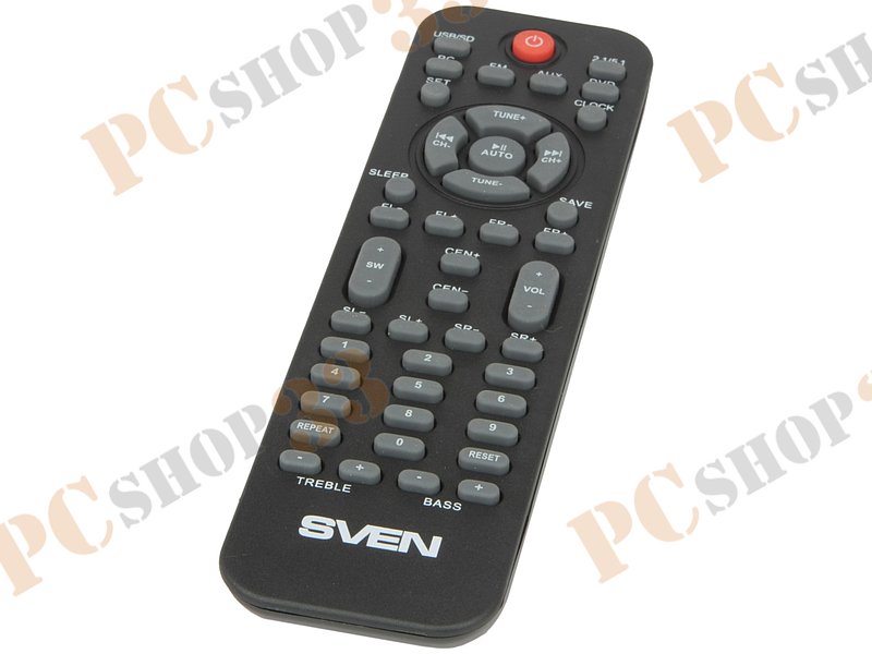 Акустическая система 5.1 Sven HT-200, сабвуфер 20Вт, сателлиты 5x12Вт, с MP3 плеером, с FM радио, черный