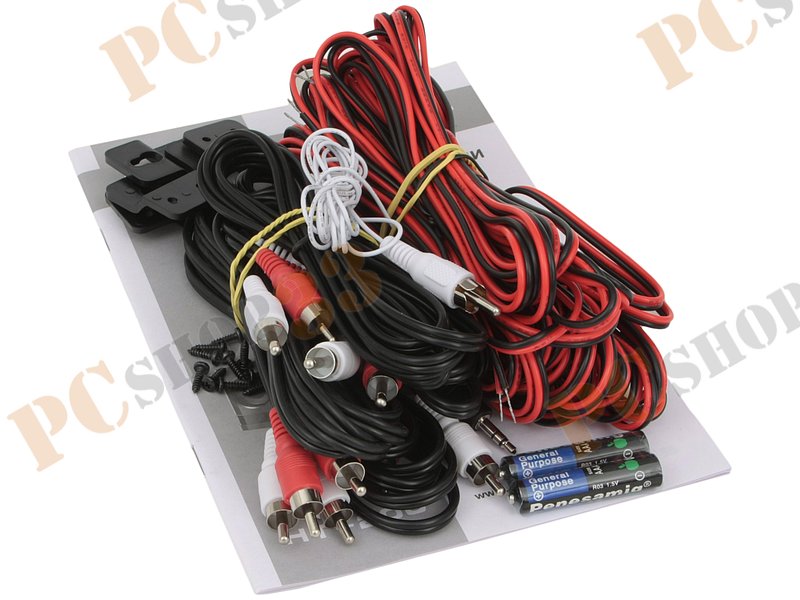 Акустическая система 5.1 Sven HT-200, сабвуфер 20Вт, сателлиты 5x12Вт, с MP3 плеером, с FM радио, черный