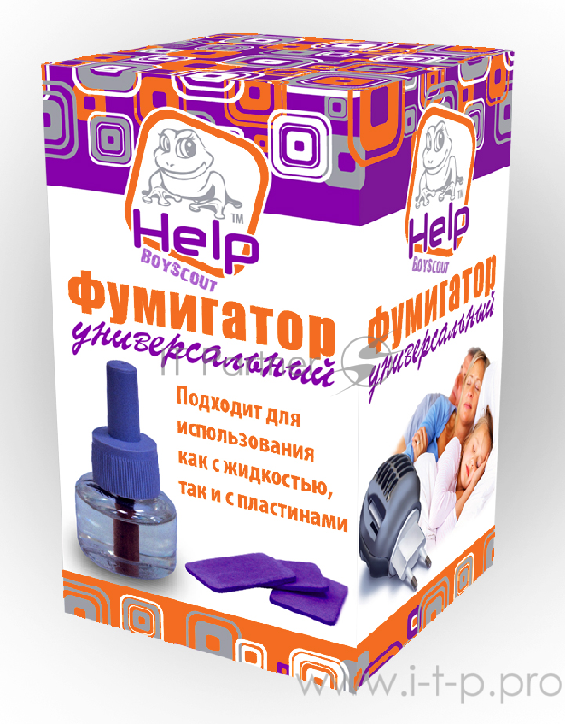 Фумигатор HELP универсальный с индикатором