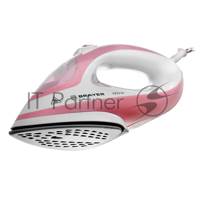 Утюг-отпариватель BRAYER 4080BR , 1950, Вт. керамич, под.пар 25г/мин 250 мл, съем.щетка