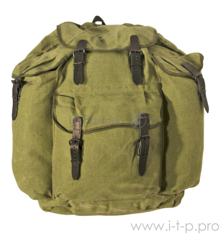 Рюкзак СССР, брезент, кожа 65л.