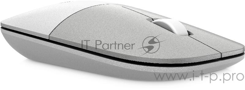 Мышь HP Z3700 белый/серебристый оптическая (1200dpi) silent беспроводная USB2.0 для ноутбука (2but)