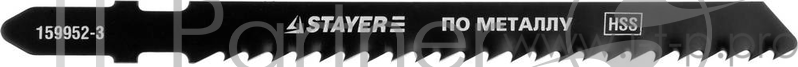 Пилки для лобзика STAYER PROFI 159952-3_z01 HSS по мягкому металлу 3-15мм EU-хвост. 2шт.