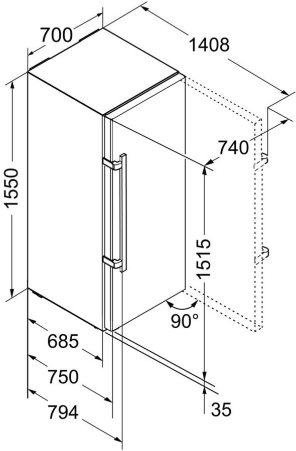 Морозильная камера LIEBHERR GN 4135-21 001