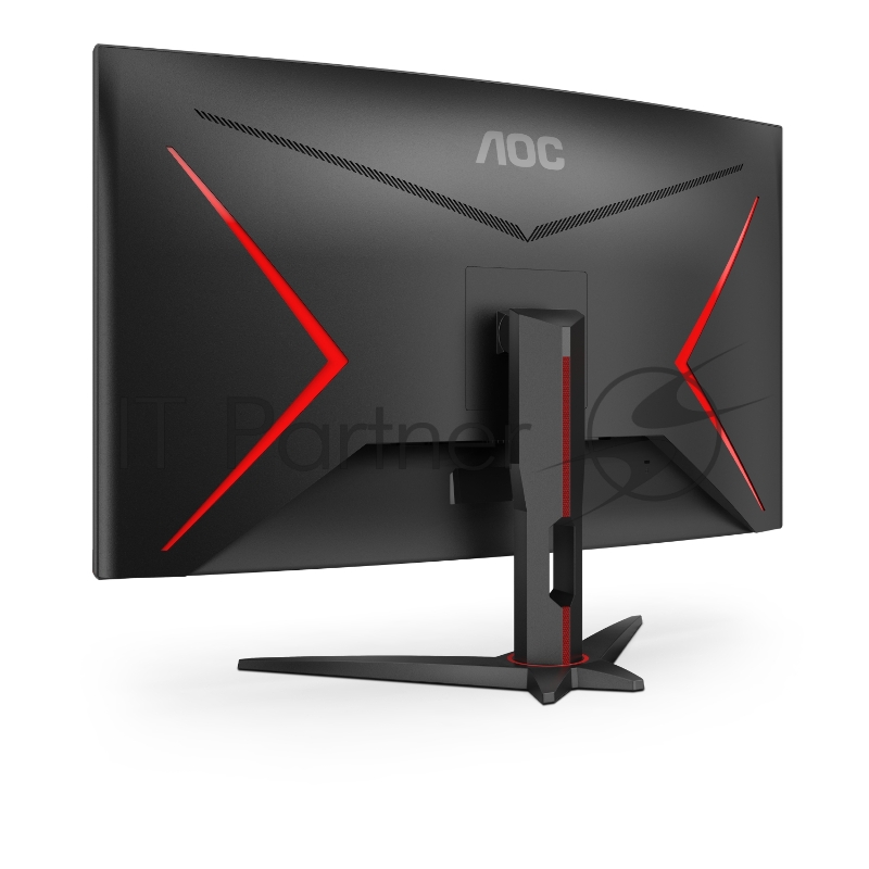МОНИТОР 32 AOC CQ32G2SE Black-Red (VA, изогнутый, 2560x1440, 165Hz, 1 ms, 178°/178°, 250 cd/m, 80M:1, +2xHDMI 2.0, +Dis