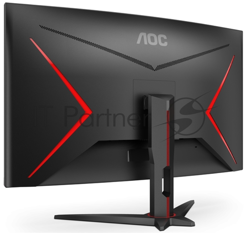 МОНИТОР 32 AOC C32G2AE Black-Red (VA, изогнутый, 1920x1080, 165Hz, 1 ms, 178°/178°, 250 cd/m, 80M:1, +2xHDMI 2.0, +Disp