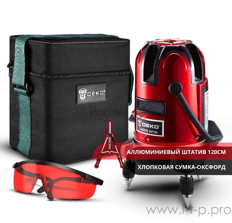 Лазерный уровень Deko LL57 SET 2