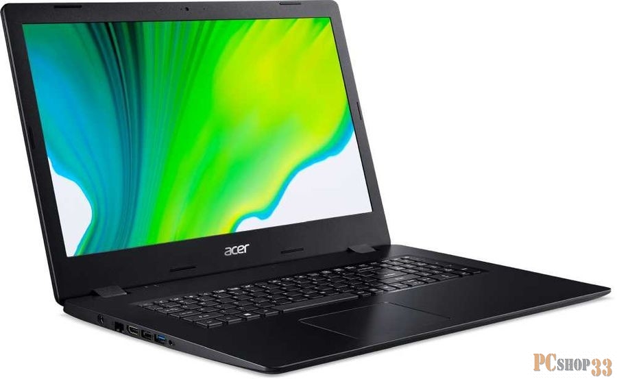 Ноутбук Acer Aspire A317-52-348E 17.3 HD+, Intel Core i3-1005G1, 4Gb, 128Gb SSD, noODD, Win10, черный (NX.HZWER.00X)