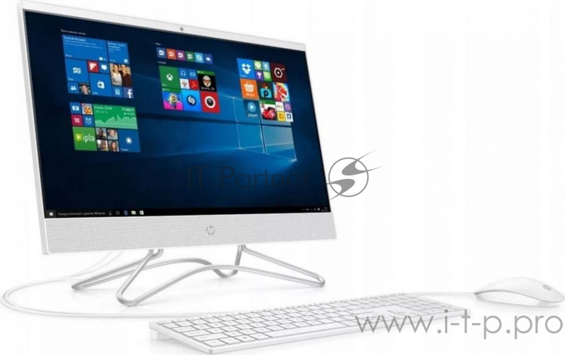 Моноблок 23.8 FHD HP 24-df0077ur/s white (Athlon 3050U/8GB/256GB SSD/noDVD/AMD Int/Dos) (25X25EA)