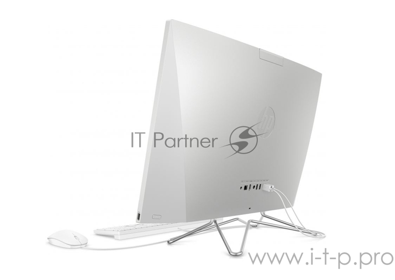 Моноблок 23.8 FHD HP 24-df0077ur/s white (Athlon 3050U/8GB/256GB SSD/noDVD/AMD Int/Dos) (25X25EA)