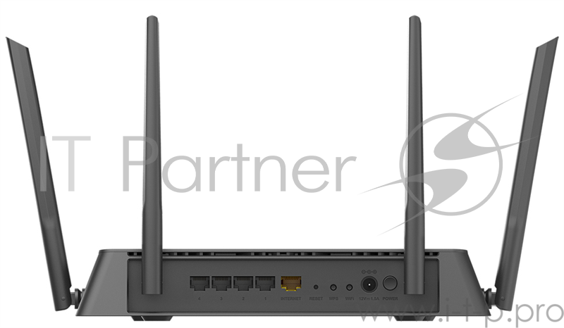 Маршрутизатор/роутер D-Link DIR-878/RU/R1B, Wireless AC1900 3x3 MU-MIMO Dual-band Gigabit Router with 1 10/100/1000Base-T WAN port, 4 10/100/1000Base-T LAN ports.802.11b/g/n compatible, 802.11AC up to 1300Mbps, 3x3 MU-MI