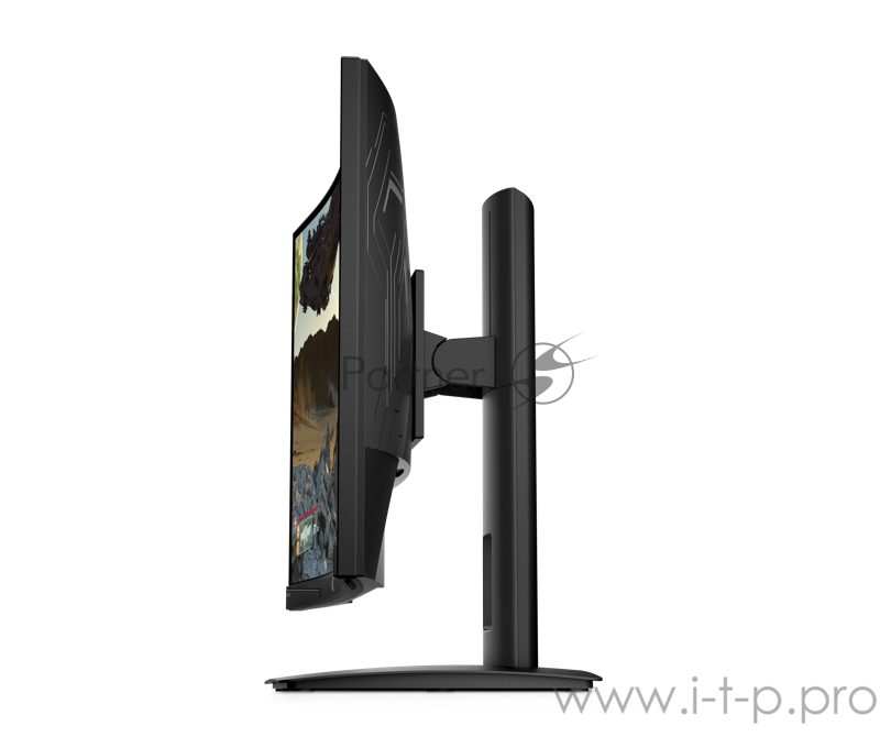 Монитор 23.8 HP X24c black (VA, 1920x1080, 16:9, curved, 178/178, 300cd/m2, 3000:1 (12M:1), 4ms, HDMI, DP) (9FM22AA)