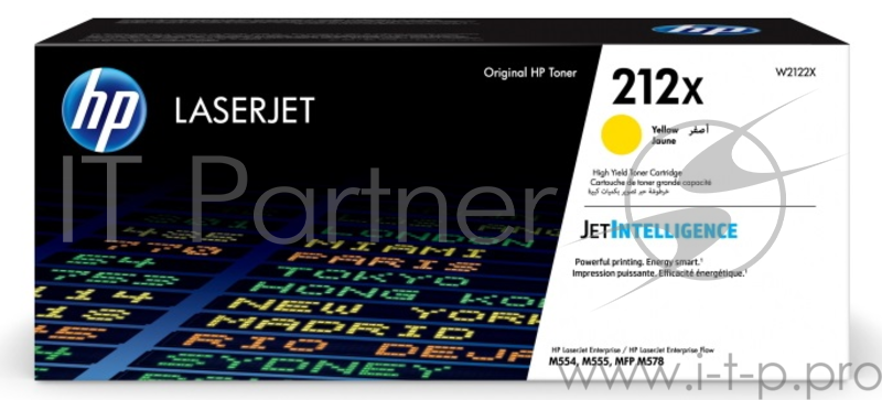 Картридж Cartridge HP 212X для CLJ Enterprise M554/M555/M578 , желтый ( 10 000 стр.)