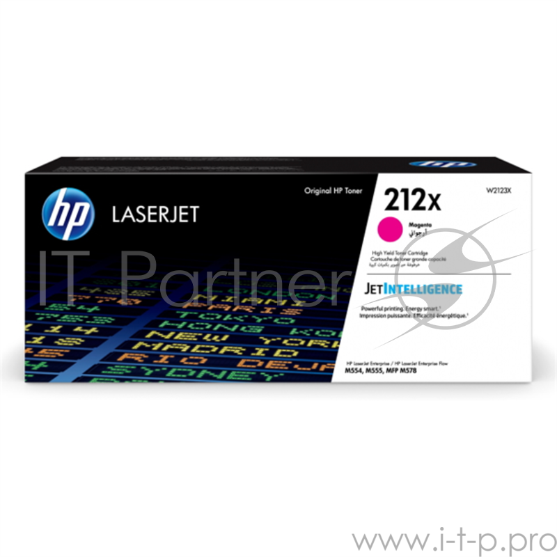 Картридж Cartridge HP 212X для CLJ Enterprise M554/M555/M578 , пурпурный ( 10 000 стр.)