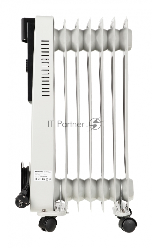 Радиатор масляный Starwind SHV4710 1000Вт белый