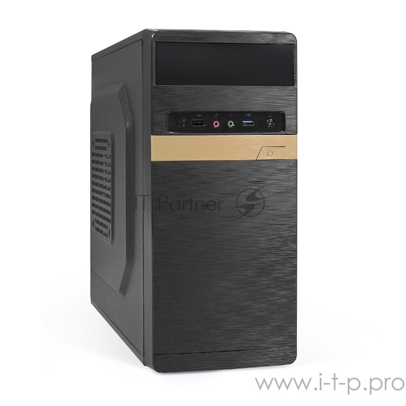 Корпус Minitower ExeGate EX286839RUS BAA-105U-400W-8 (mATX, AAA400 с вент. 8см, 1*USB+1*USB3.0, HD аудио, черный)