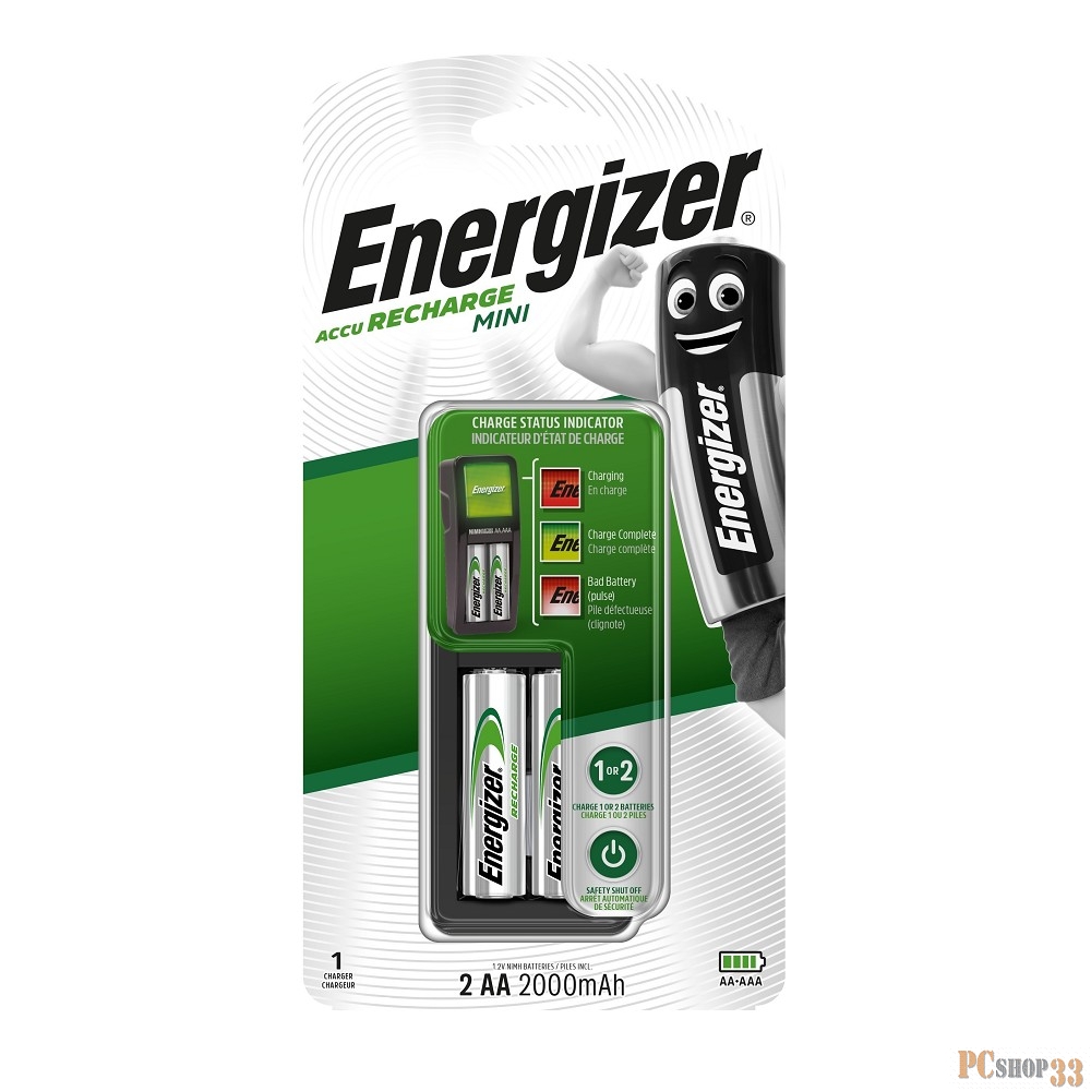Зарядное устройство Energizer Charger Mini EU + NH15/AA 2000 mAh