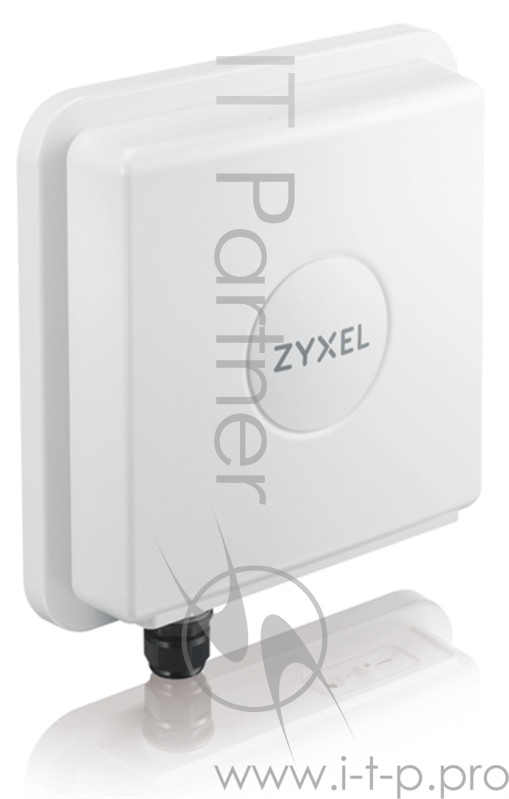 Уличный LTE Cat.12 маршрутизатор Zyxel LTE7480-M804 (вставляется сим-карта), IP65, поддержка LTE/3G/2G, LTE bands 1/3/7/8/20/38/40, антенны LTE с коэф. усиления 8 dBi, 1xLAN GE, PoE only, PoE инжектор