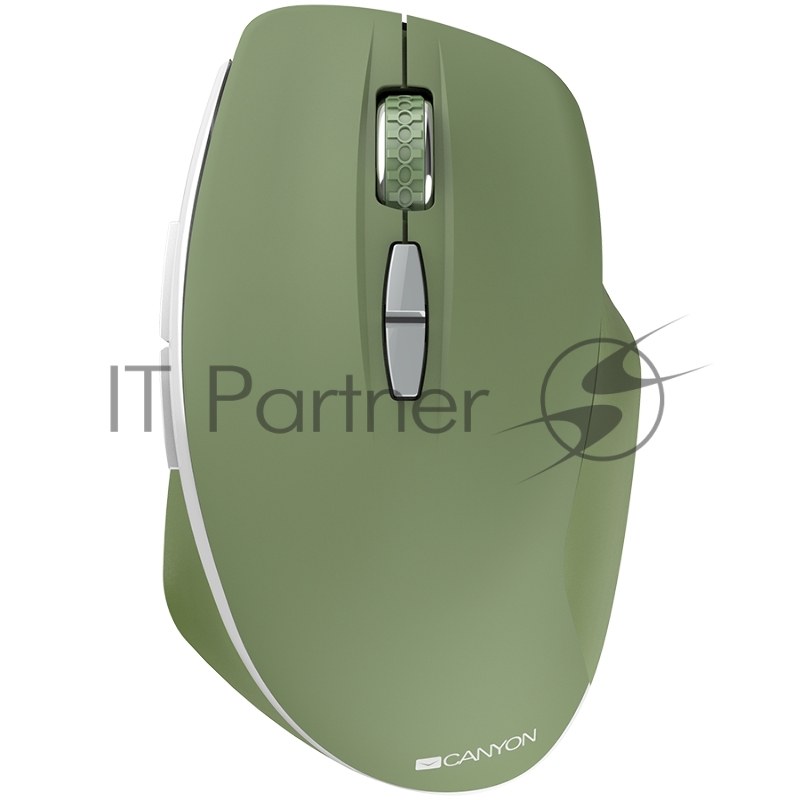 Мышь Canyon 2.4 GHz Wireless mouse ,with 7 buttons, DPI 800/1200/1600, Battery:AAA*2pcs ,special military72*117*41mm 0.075kg