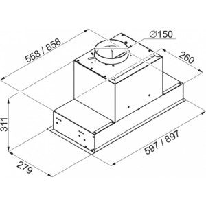 Вытяжка MAUNFELD Fantasy Light 60 белый