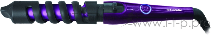 Щипцы для волос WILLMARK WHС-244VC (керам. покрытие, темп 200С, регул.диаметра, 40Вт)