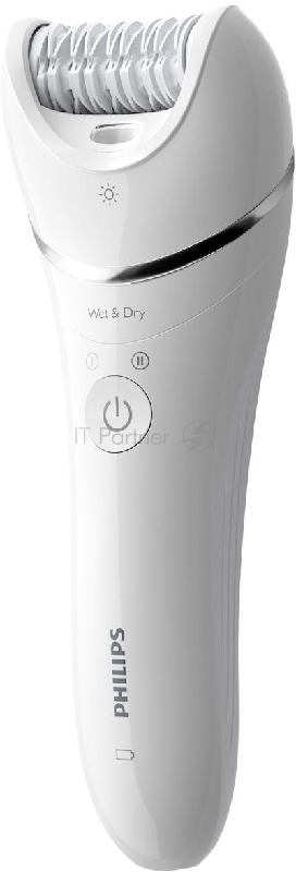 Эпилятор Philips Эпилятор Philips/ 2 скорости, широкая головка, Wet&Dry, беспроводной, opti light, 2 аксессуара