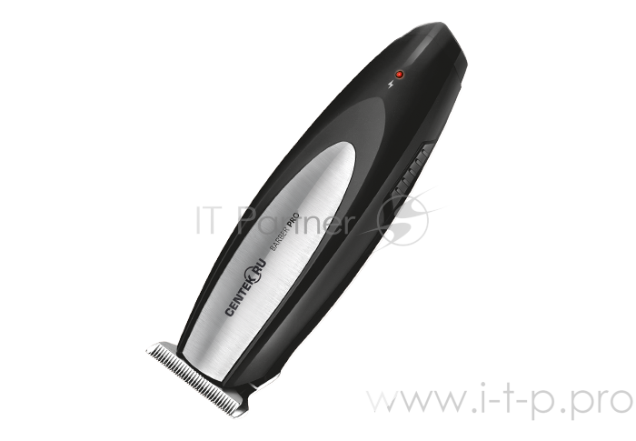 Машинка для стрижки Centek CT-2134 (чер/сталь) 3 насадки, USB зарядка, время работы 55 мин