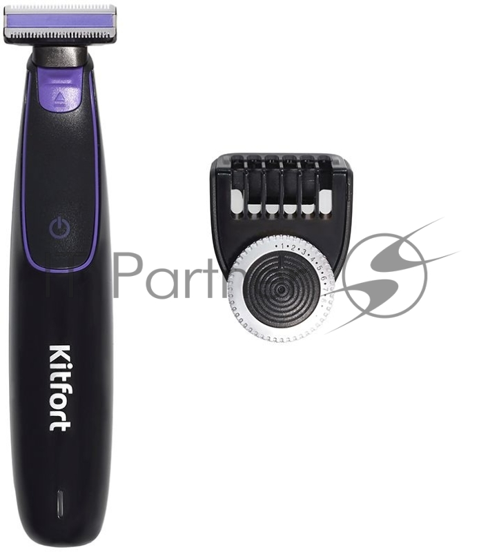 Триммер Kitfort KT-3101 черный 3Вт