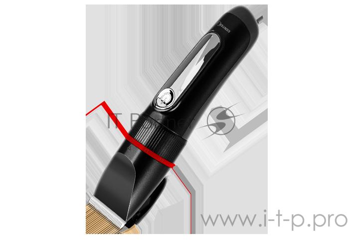 Машинка для стрижки волос Centek CT-2101 (черный) 3 Вт, LED, Li-Ion1200 до 3 часов, USB зарядка, 6 насадок