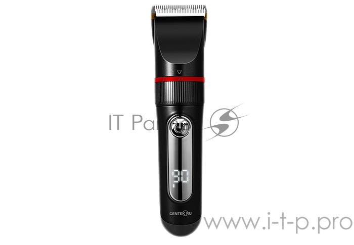 Машинка для стрижки волос Centek CT-2101 (черный) 3 Вт, LED, Li-Ion1200 до 3 часов, USB зарядка, 6 насадок