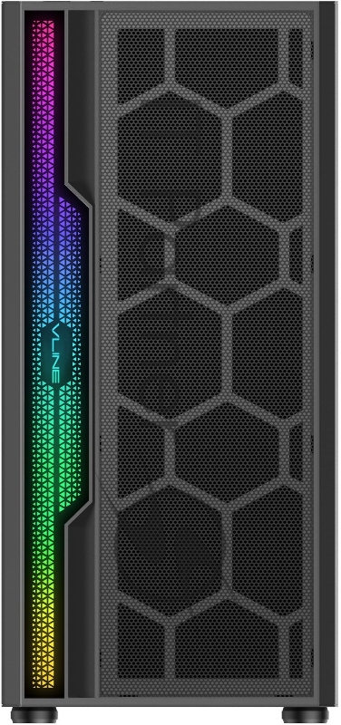 Корпус Formula V-LINE 2052 черный/черный без БП ATX 1x120mm 2xUSB2.0 1xUSB3.0 audio bott PSU