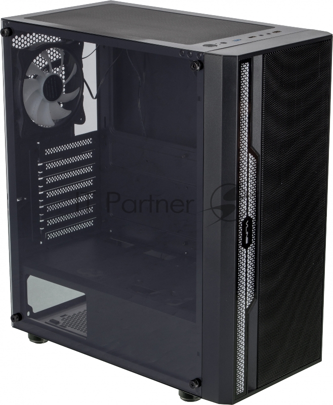 Корпус Formula V-LINE 2052 черный/черный без БП ATX 1x120mm 2xUSB2.0 1xUSB3.0 audio bott PSU